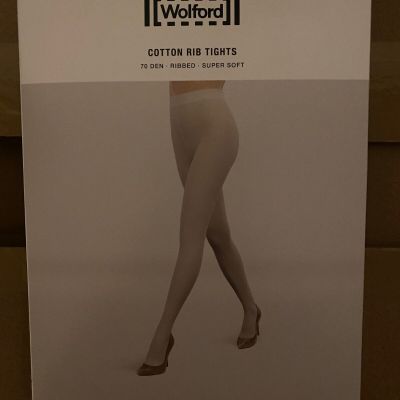 Wolford Cotton Rib Tights (Brand New)